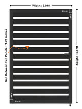 semi privacy aluminum gate 4 ft wide 6 ft high for backyard entrance