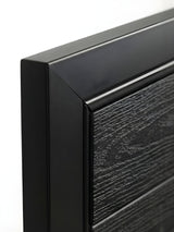 black WPC fence gate 4x6 ft heavy duty outdoor privacy gate